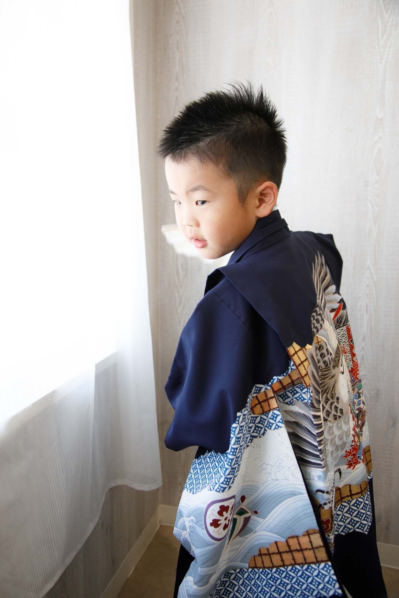 七五三 5歳男の子 Angele 名古屋市中村区 完全個室プライベート美容室 着付け